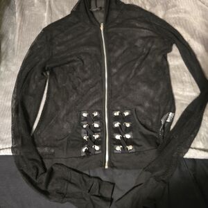 Black Mesh Women's Jacket
